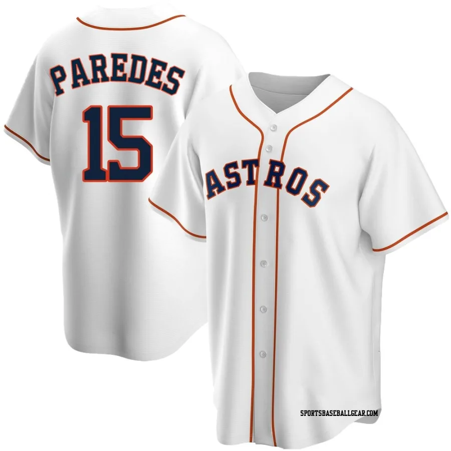 Isaac Paredes Men's Houston Astros White Replica Home Jersey
