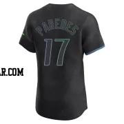 Isaac Paredes Men's Tampa Bay Rays Charcoal Elite 2024 City Connect Jersey