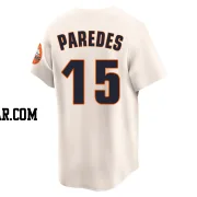 Isaac Paredes Youth Houston Astros Cream Limited Throwback Cooperstown Collection Jersey