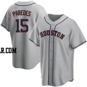 Isaac Paredes Youth Houston Astros Gray Replica Road Jersey
