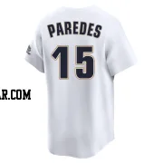 Isaac Paredes Youth Houston Astros White Limited Throwback Cooperstown Collection Jersey