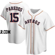 Isaac Paredes Youth Houston Astros White Replica Home Jersey