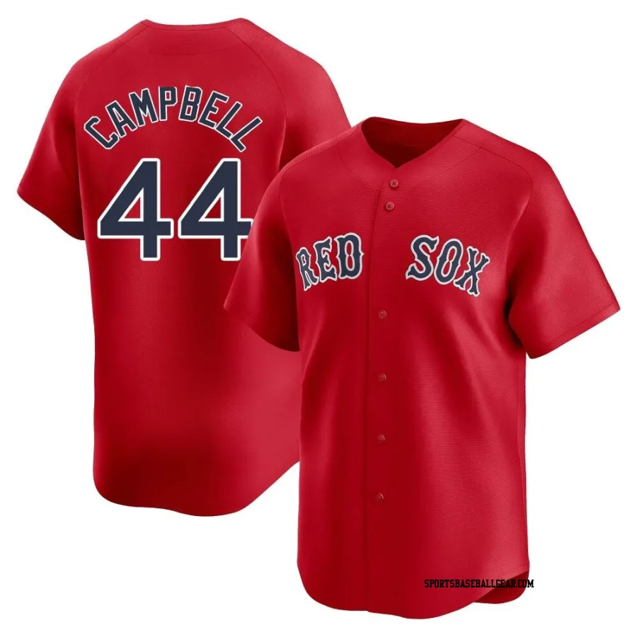 Isaiah Campbell Youth Boston Red Sox Red Limited Alternate Jersey
