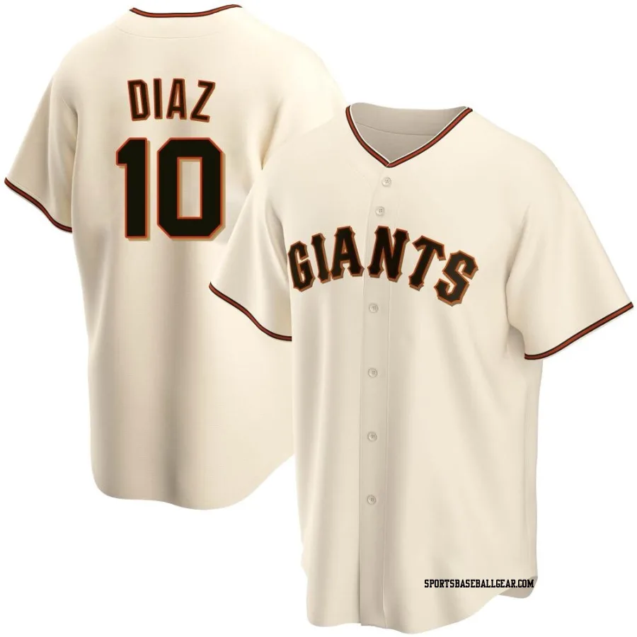 Isan Diaz Youth San Francisco Giants Cream Replica Home Jersey