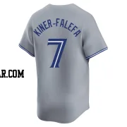 Isiah Kiner-Falefa Men's Toronto Blue Jays Gray Limited Away Jersey