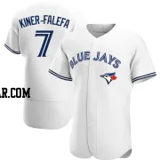 Isiah Kiner-Falefa Men's Toronto Blue Jays White Authentic Home Jersey