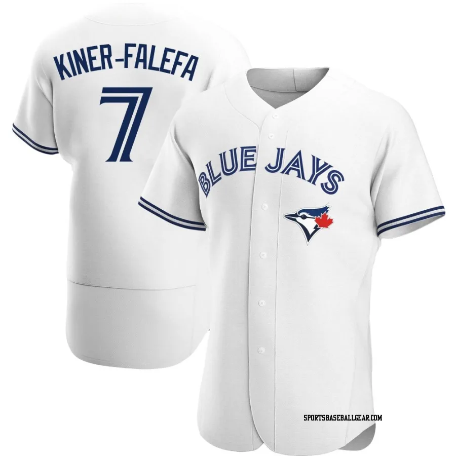 Isiah Kiner-Falefa Men's Toronto Blue Jays White Authentic Home Jersey