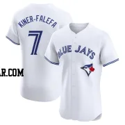 Isiah Kiner-Falefa Men's Toronto Blue Jays White Elite Home Jersey