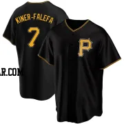 Isiah Kiner-Falefa Youth Pittsburgh Pirates Black Replica Alternate Jersey