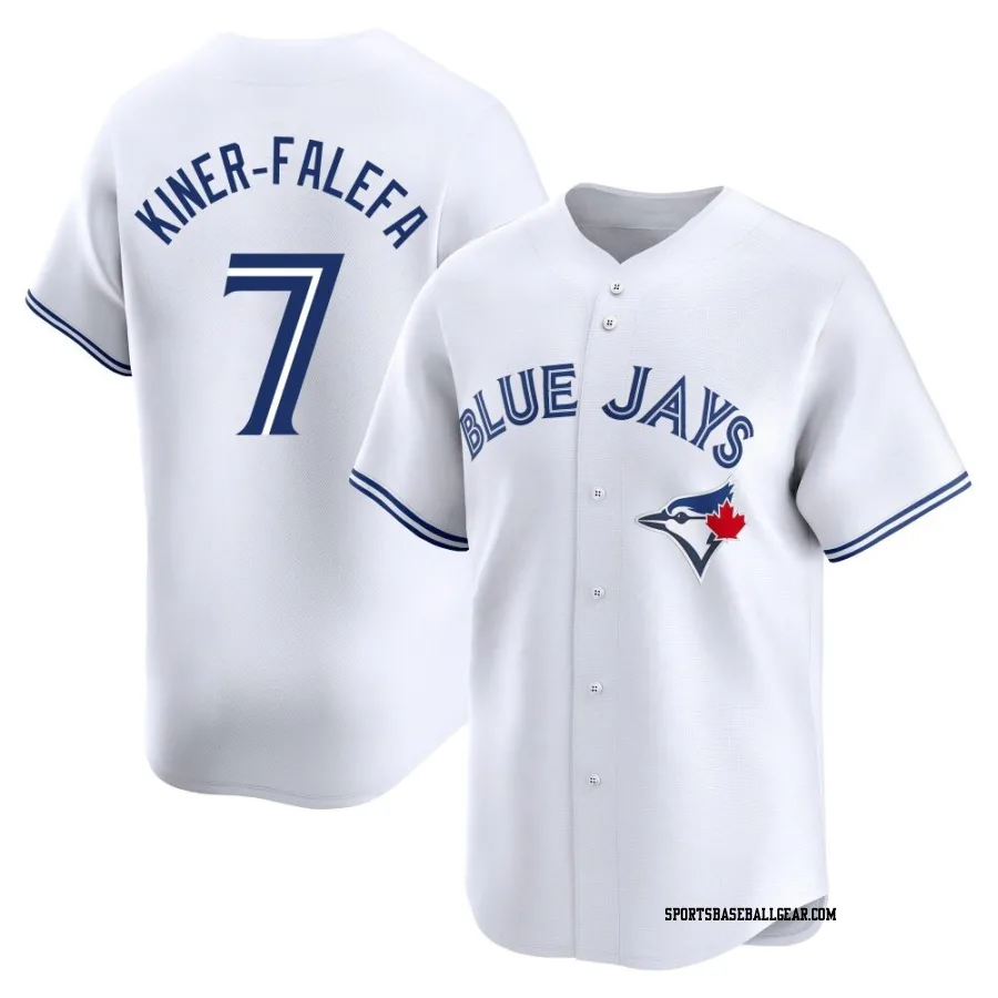 Isiah Kiner-Falefa Youth Toronto Blue Jays White Limited Home Jersey