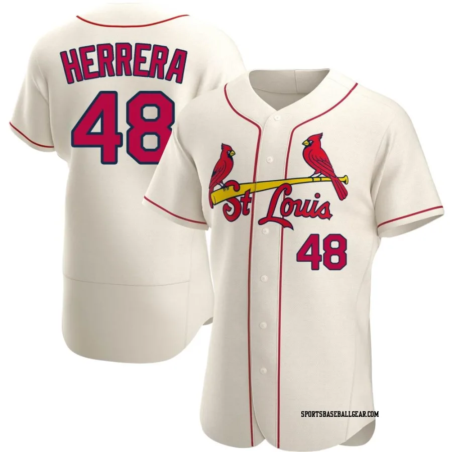 Ivan Herrera Men's St. Louis Cardinals Cream Authentic Alternate Jersey
