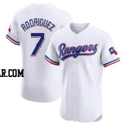 Ivan Rodriguez Men's Texas Rangers White Elite Home Jersey