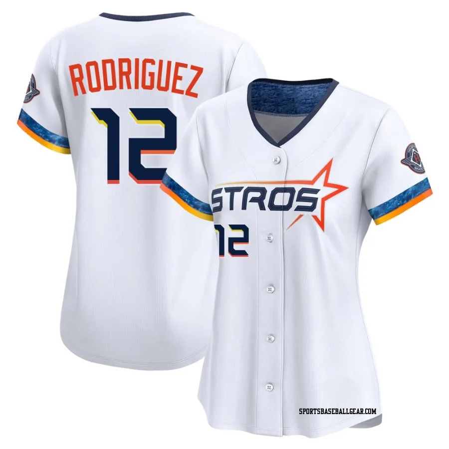 Ivan Rodriguez Women's Houston Astros White Limited 2025 City Connect Jersey