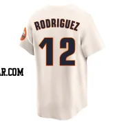 Ivan Rodriguez Youth Houston Astros Cream Limited Throwback Cooperstown Collection Jersey