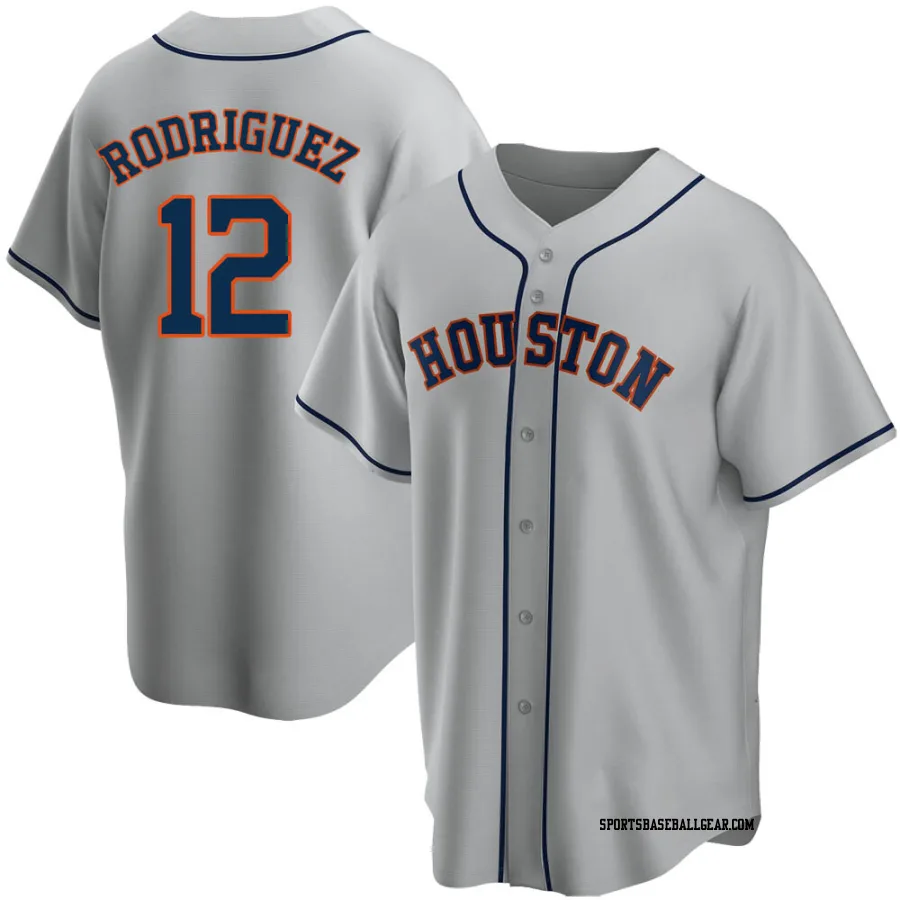 Ivan Rodriguez Youth Houston Astros Gray Replica Road Jersey