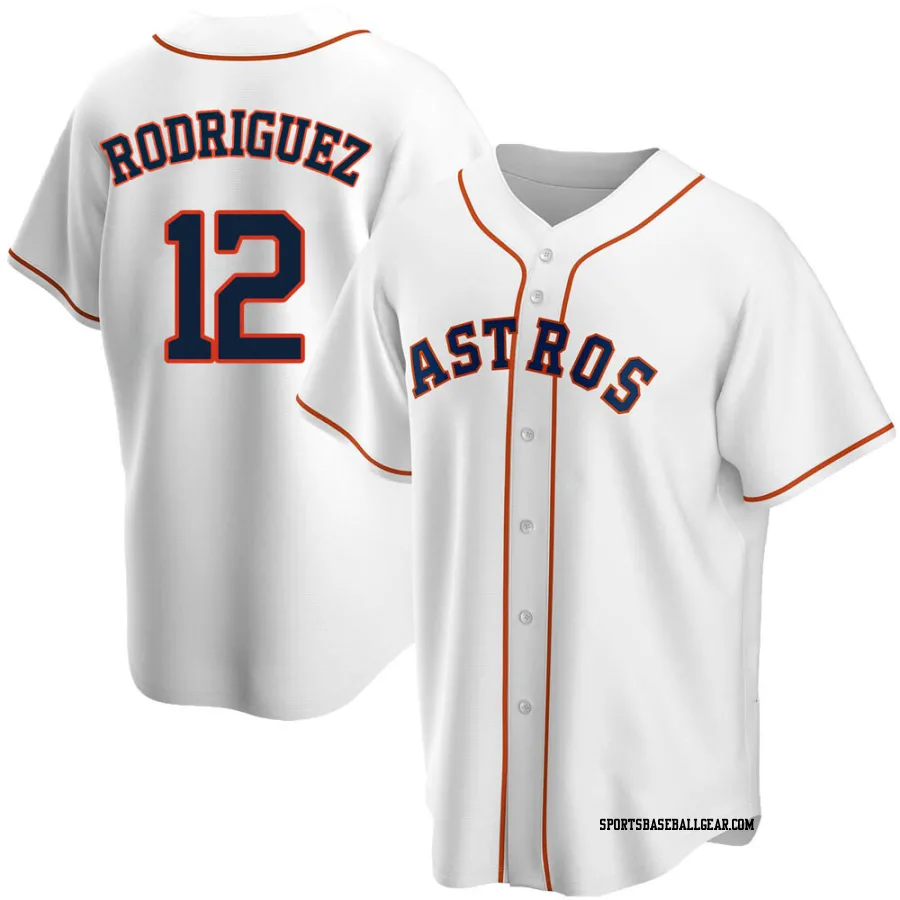 Ivan Rodriguez Youth Houston Astros White Replica Home Jersey