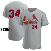 J.A. Happ Men's St. Louis Cardinals Gray Authentic Road Jersey