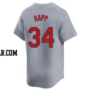 J.A. Happ Men's St. Louis Cardinals Gray Limited Away Jersey