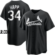 J.A. Happ Youth St. Louis Cardinals Black/White Replica Jersey
