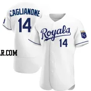 Jac Caglianone Men's Kansas City Royals White Authentic Home Jersey