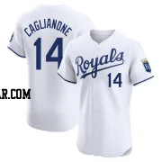 Jac Caglianone Men's Kansas City Royals White Elite Home Jersey