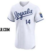 Jac Caglianone Men's Kansas City Royals White Elite Home Jersey