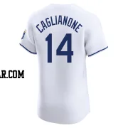 Jac Caglianone Men's Kansas City Royals White Elite Home Jersey