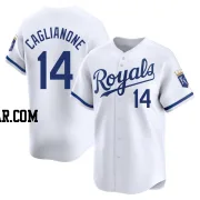 Jac Caglianone Men's Kansas City Royals White Limited Home Jersey