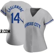 Jac Caglianone Women's Kansas City Royals Gray Authentic 2022 Road Jersey