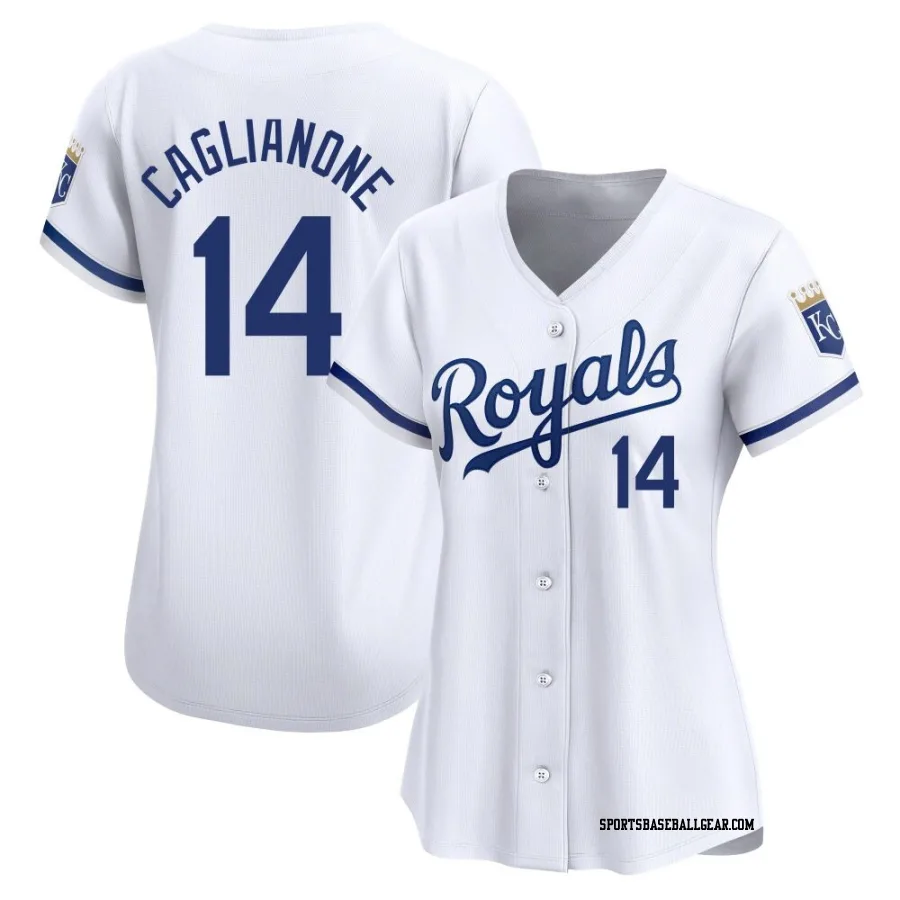 Jac Caglianone Women's Kansas City Royals White Limited Home Jersey