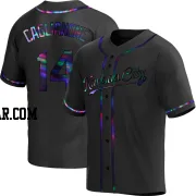 Jac Caglianone Youth Kansas City Royals Black Holographic Replica Alternate Jersey