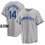 Jac Caglianone Youth Kansas City Royals Gray Replica 2022 Road Jersey