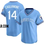 Jac Caglianone Youth Kansas City Royals Light Blue Limited Throwback Cooperstown Collection Jersey