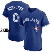 Jace Bohrofen Men's Toronto Blue Jays Royal Elite Alternate Jersey