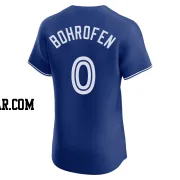 Jace Bohrofen Men's Toronto Blue Jays Royal Elite Alternate Jersey