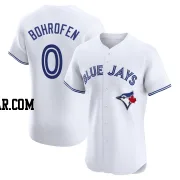 Jace Bohrofen Men's Toronto Blue Jays White Elite Home Jersey