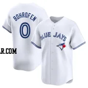 Jace Bohrofen Youth Toronto Blue Jays White Limited Home Jersey