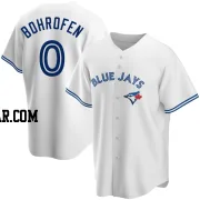 Jace Bohrofen Youth Toronto Blue Jays White Replica Home Jersey