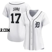 Jace Jung Women's Detroit Tigers White Limited Home Jersey