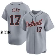 Jace Jung Youth Detroit Tigers Gray Limited Road Jersey