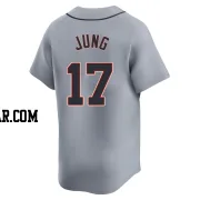 Jace Jung Youth Detroit Tigers Gray Limited Road Jersey