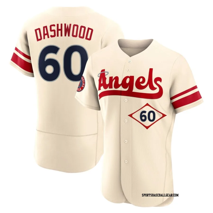 Jack Dashwood Men's Los Angeles Angels Cream Authentic 2022 City Connect Jersey