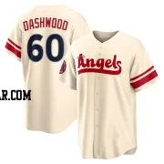 Jack Dashwood Men's Los Angeles Angels Cream Replica 2022 City Connect Jersey