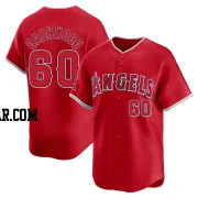 Jack Dashwood Men's Los Angeles Angels Red Limited Alternate Jersey