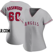 Jack Dashwood Women's Los Angeles Angels Authentic Silver Road Jersey