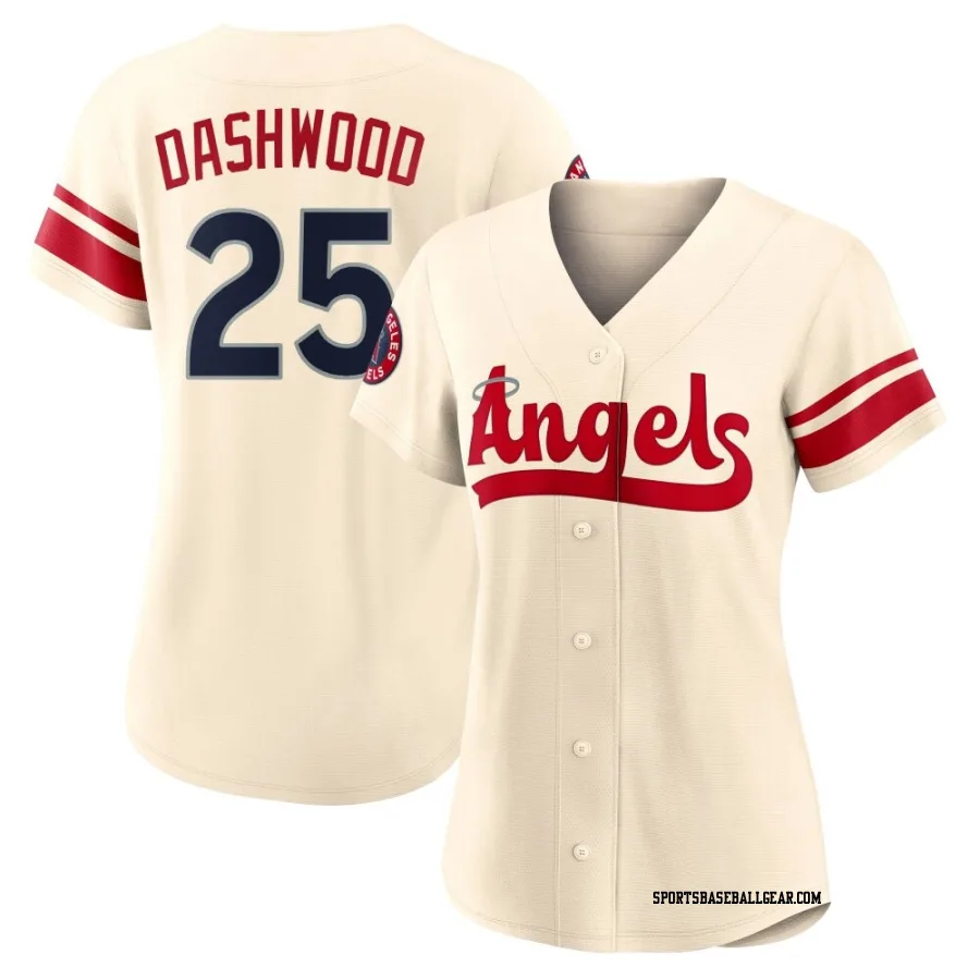 Jack Dashwood Women's Los Angeles Angels Cream Authentic 2022 City Connect Jersey