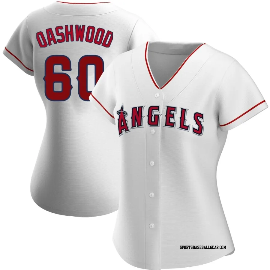 Jack Dashwood Women's Los Angeles Angels White Authentic Home Jersey