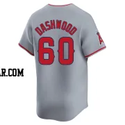 Jack Dashwood Youth Los Angeles Angels Gray Limited Away Jersey