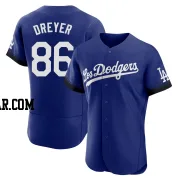 Jack Dreyer Men's Los Angeles Dodgers Royal Authentic 2021 City Connect Jersey
