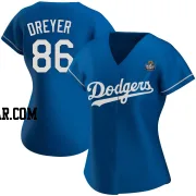 Jack Dreyer Women's Los Angeles Dodgers Royal Replica Alternate 2024 World Series Jersey